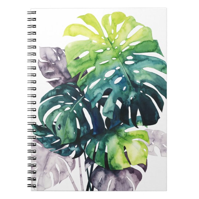 Carnet Palmiers à crémaillère - Feuille fractionnée (Devant)