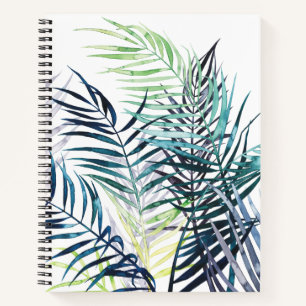 Carnet Palmiers Twilight - Feuilles tropicaux