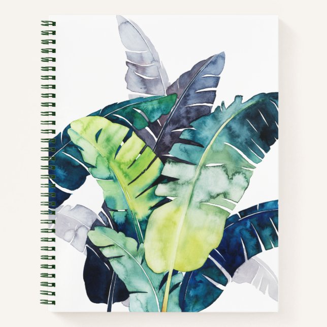 Carnet Palmiers Twilight - Palmiers Feuilles (Devant)