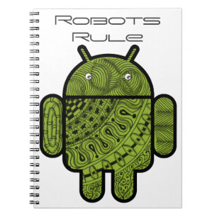 Carnet Pancho Doodle Character pour le robot Android™