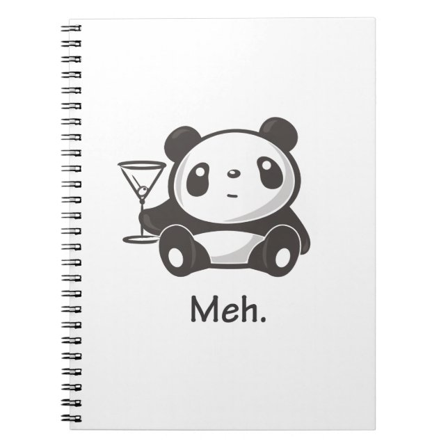 Carnet Panda de Meh (Devant)