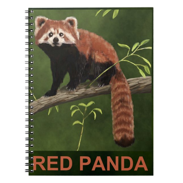 Carnet Panda rouge (Devant)