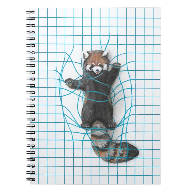 Carnet Panda rouge (Devant)