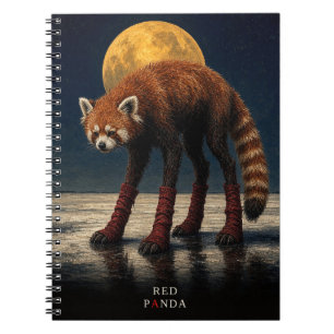 Carnet Panda roux chaussettes longues gothique Surréalist