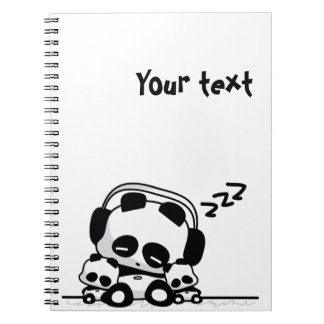 Carnet Pandas de sommeil