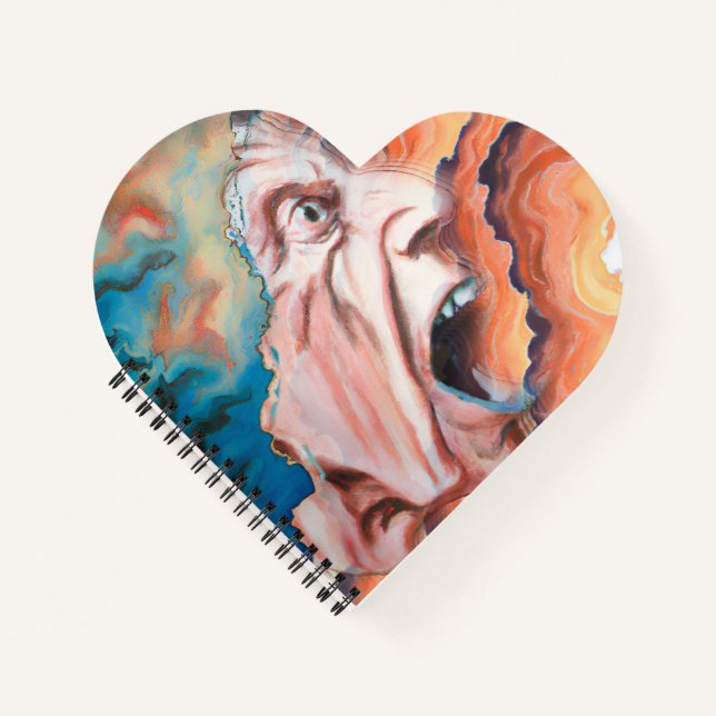 Carnet Panic Waves peinture à l'huile (Devant)