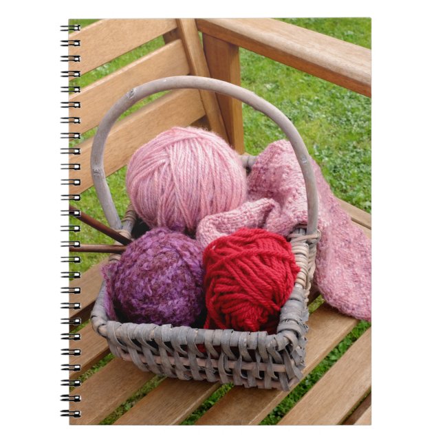 Carnet Panier de tricot (Devant)