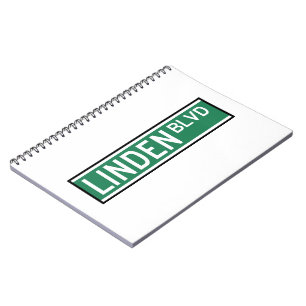 Carnet Panneau Boulevard Linden