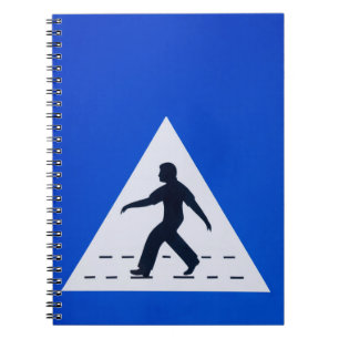 Carnet Panneau de passage pour piétons omanais - Mascate,