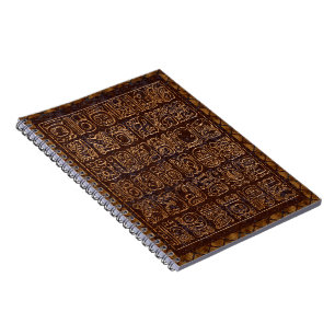 Carnet Panneau Hiéroglyphes maya