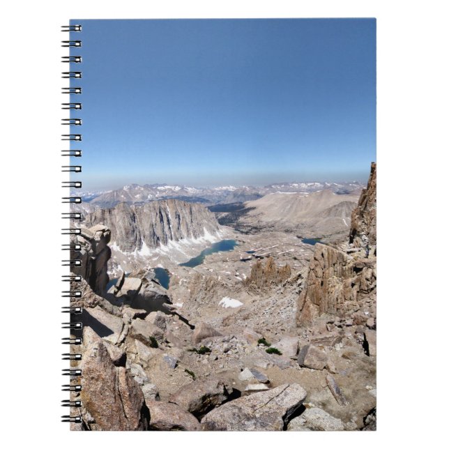 Carnet Panorama de la crête du sentier du Mont Whitney -  (Devant)