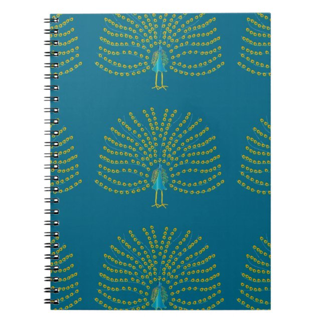 Carnet Paon (Devant)