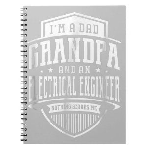 Carnet Papa Grand-Père Ingénieur Électrique Rien Ne Me Fa