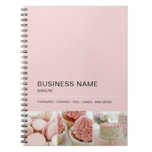 Carnet Papeterie Cupcakes Boutique de gâteaux Entreprise