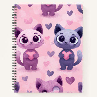 Carnet Papeterie de la station des chats mignons Concepti