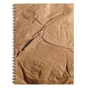 Carnet Papier d'emballage Recyclé. Texture.