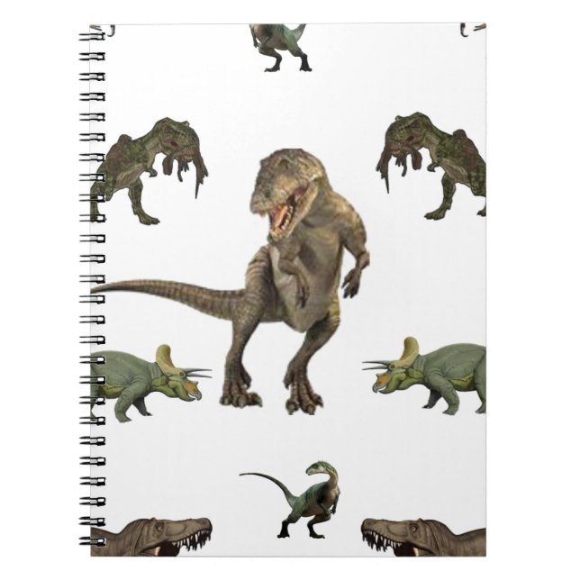 Carnet Papier Dinosaure (Devant)