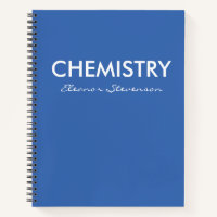 Papier graphique de chimie bleue personnalisée
