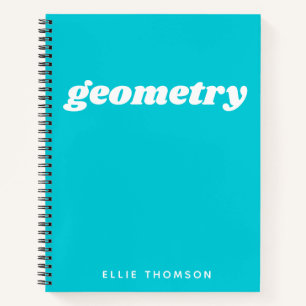 Carnet Papier Graphique de Mathématiques Personnalisé Géo