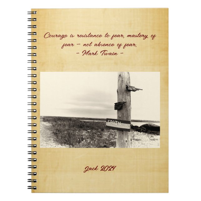 Carnet papier Kraft de style Vintage classique (Devant)