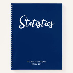 Carnet Papier millimétré de classe de statistiques navale