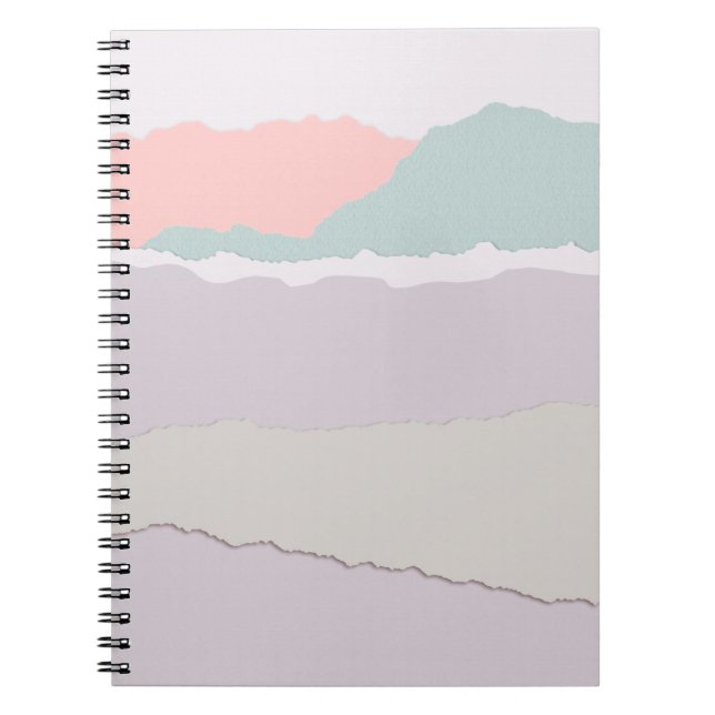 Carnet Papier papier déchiqueté papier numérique papier d (Devant)