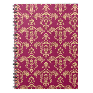 Carnet Papier peint 4 de damassé