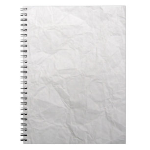 Carnet Papier ridé blanc texture mignonne