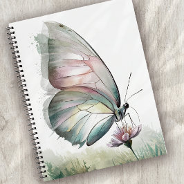 Carnet Papillon Aquarelle Delicate