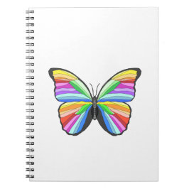 Carnet Papillon arc-en-ciel