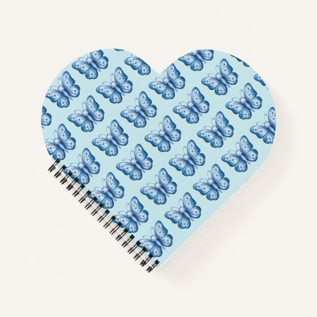 Carnet Papillon bleu (Devant)