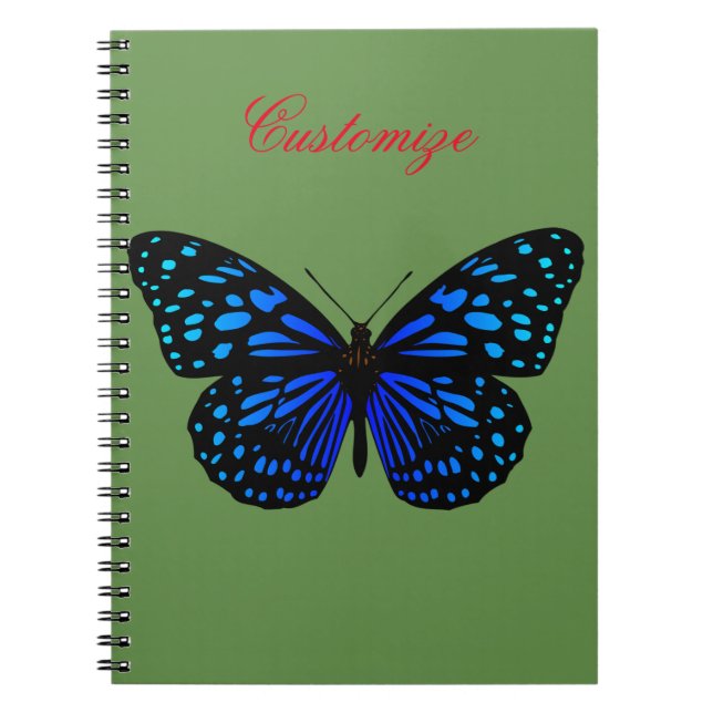 Carnet Papillon bleu Thunder_Cove (Devant)