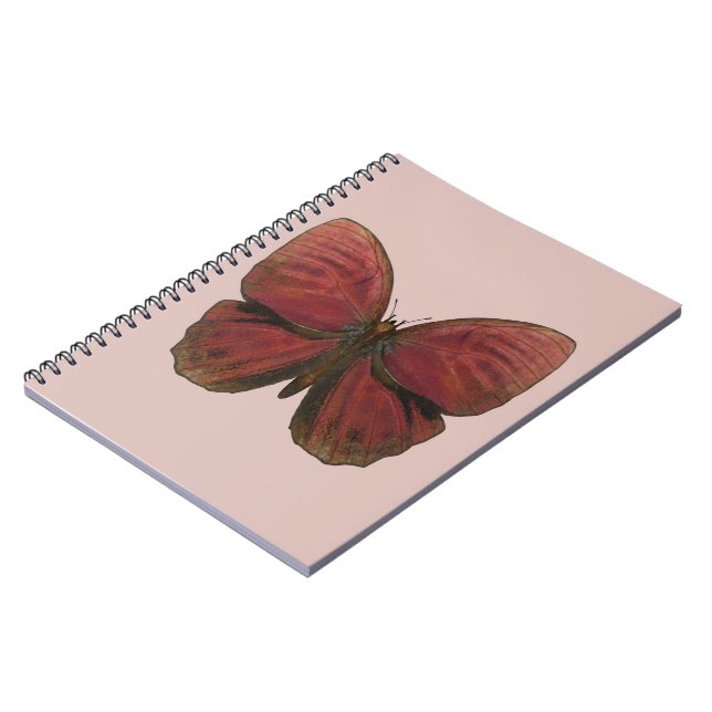 Carnet Papillon Coq Rouge (Côté gauche)