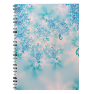 Carnet Papillon d'art de méditation bleu calme