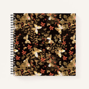 Carnet Papillon d'or
