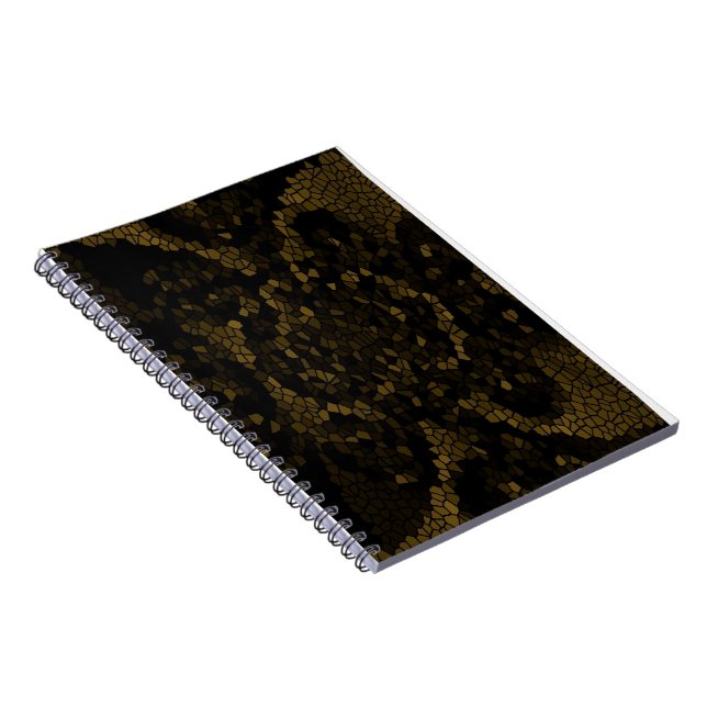 Carnet Papillon en verre coloré olive (Côté Droit)