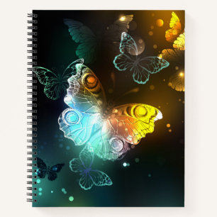 Carnet Papillon lumineux et papillons de nuit