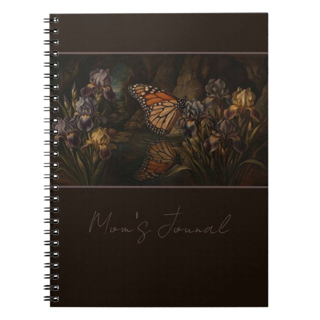 Carnet Papillon monarque de maman (Devant)