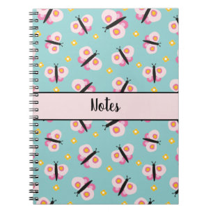 Carnet Papillon pour enfants personnalisé