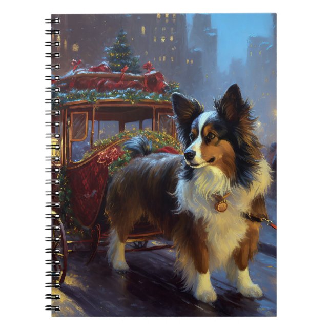 Carnet Papillon Saison de Fêtes de Noël (Devant)