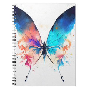 Carnet Papillon Sauvage Nature Animal Couleur Art Peintur