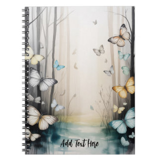 Carnet Papillon Subtil Personnalisé