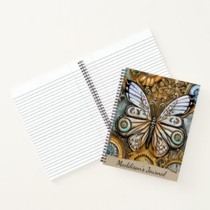 Carnet Papillon vapeur