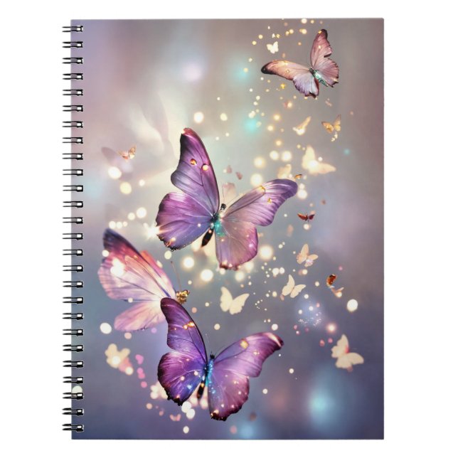 Carnet Papillons brillants (Devant)