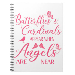 Carnet Papillons & Cardinaux Apparaissent Quand Angel Est
