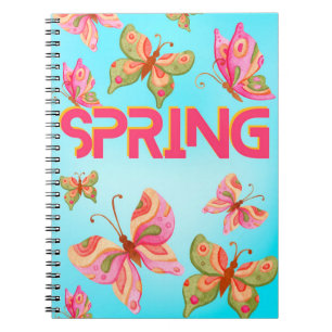 Carnet papillons de printemps