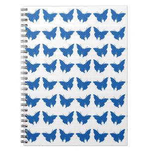 Carnet Papillons Denim Blue Bold