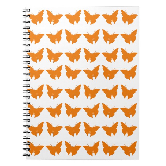 Carnet Papillons Orange Bold (Devant)