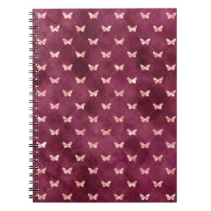 Carnet Papillons roses de Bourgogne