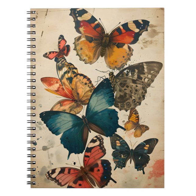 Carnet Papillons vintages (Devant)